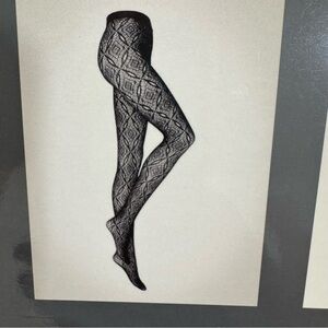 New Wolford x Alberta Ferretti Ajoure Net Allover Tights Medium Color Blue